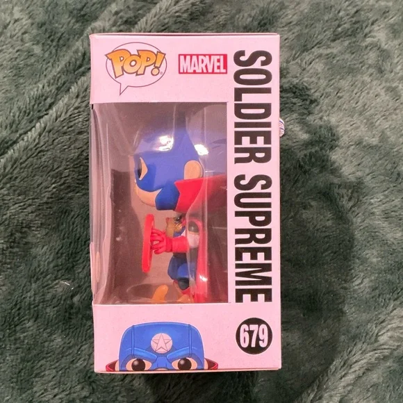 Funko Pop! Soldier Supreme - Blue, Red & Gold Vinyl Figure - Picture 4 of 6